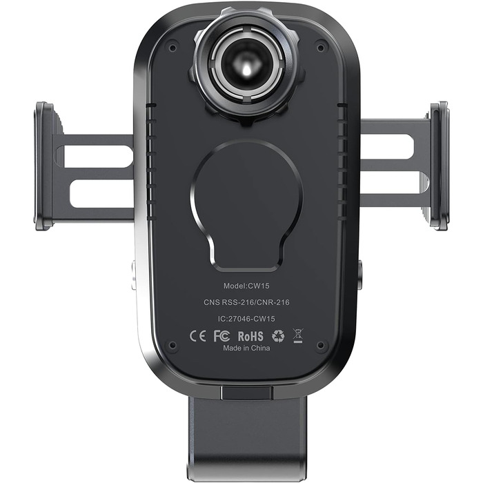 Автомобільний тримач мобільного телефону Auckly 15 Вт з функцією зарядки, автоматичне затискання на 270, автомобільний бездротовий