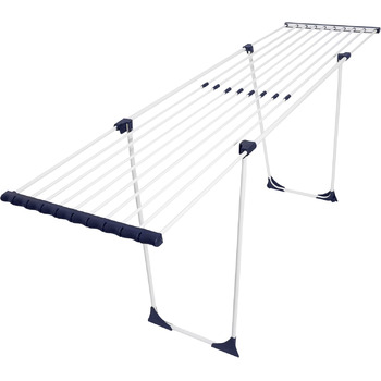 Телескопічний кінь BigDean для постільної білизни () 20 м - висувний - без надокучливої поперечної скоби - крилатий кінь для сушін