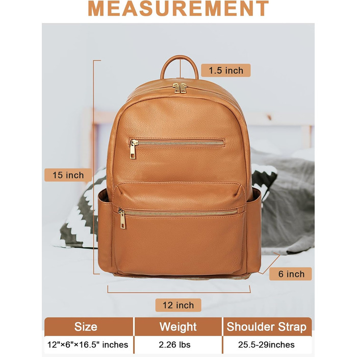 Пеленальна сумка-рюкзак Mominside, шкіряний рюкзак з нижнім відділенням, дитяча сумка для мами і тата, пошук реєстрації дитини, пі