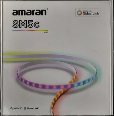 Світлодіодна стрічка Aputure Amaran SM5c Pixel RGB 5 м Smart Segment Control Світлодіодна стрічка Підтримка програми Керування програмами Storeo Alexa Hey Google для вечірки Збірка Домашнє освітлення Фотостудія (SM5c)