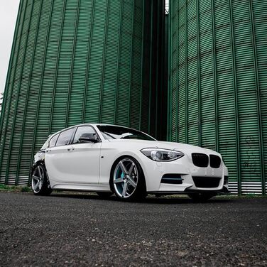 Для BMW 1 Series F20 F21 M Sport 2012 2013 2014 Автомобільний передній бампер Спліттер губи Дифузор Спойлер Бампер Обшивка кузова Зовнішній захист, A-Glossy Black Звичайний A-Glossy Black