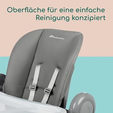 Дитячий стільчик для годування, 0-3 роки, 0-15 кг, регульований стільчик, 9 положень висоти та 3 положення нахилу, легко миється,
