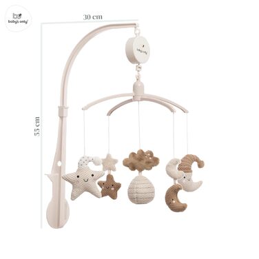 Мобіль Baby's Only Music Mobile Baby Heaven, в'язані хмарки, унісекс