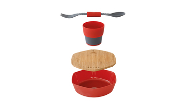 Набір туристичного посуду Robens Leaf Meal Kit Fire Red (690276)