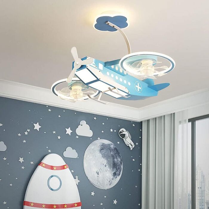 Стельовий світлодіодний світильник PAZWAHF 115 Вт, стельовий вентилятор зі світлодіодним підсвічуванням, регульованою швидкістю ві