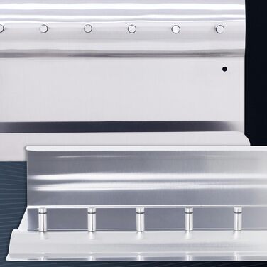 Дошка для ключів RICOO з полицею, MB6001, зберігання ключів, дошка для ключів, магнітна дошка, нержавіюча сталь, 30x7x20, дошка ог