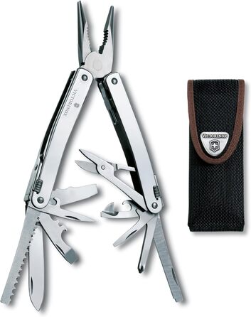Багатофункціональний інструмент VICTORINOX Swiss Tool Spirit X, 24 функції, мультитул з фіксуючим лезом і комбінованими плоскогубц