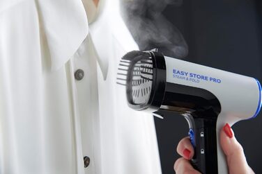 Паровий випрямляч Russell Hobbs складаний, компактне зберігання кабелю Steam & Fold (1500 Вт, швидке нагрівання, вкл. насадку для