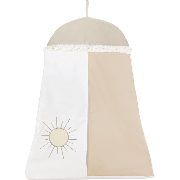 Дитяча дитяча хлопчик або дівчинка 4 шт. Комплект постільної білизни для дитячого ліжечка Нейтральний світло-коричневий бежевий сл