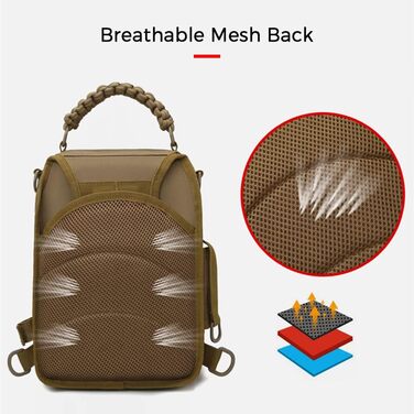 Сумки для риболовлі Lixada Сумка для зберігання рибальських снастей, сумка через плече Рибальське спорядження, зберігання вудилищ, сумка для інструментів для риболовлі, походів, полювання, кемпінгу та для кемпінгу