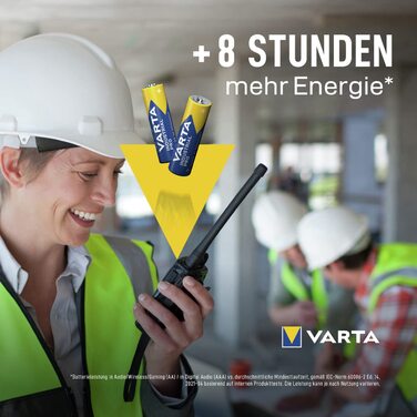 Батарейки VARTA AA, Industrial Pro, лужна батарея, 1,5 В, комплект поставки в екологічно чистій упаковці, виготовлено в Німеччині