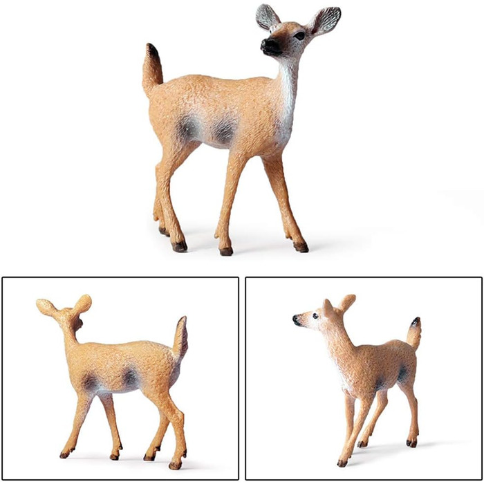 Набір фігурок тварин Frgasgds, 6 шт., колекція оленів