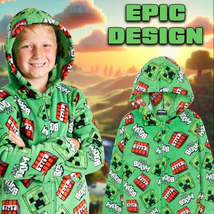 Кігурумі Minecraft, суперм'який фліс, теплий 7–8 років