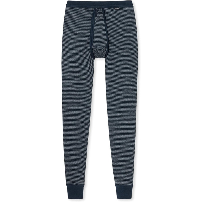 Чоловічі довгі труси Schiesser з широкими рукавами, тонкий меланж - 154800 Ретро шорти 4XL Темно-сині154800