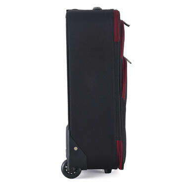Валіза Semi Line 20' (S) Black/Red Lines (T5680-1)