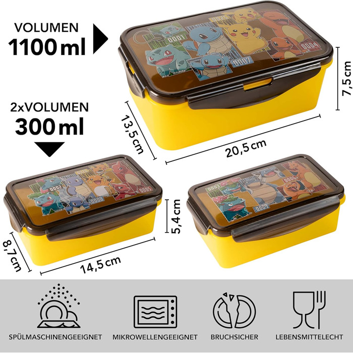 Сумка-холодильник Pokmon з ланч-боксом жовтого кольору