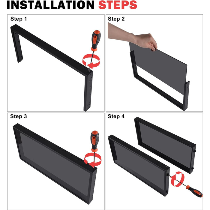 Дюймова серверна шафа, міні-стійка глибиною 200 мм з полицею та заглушкою, для NAS, AV та мережевого обладнання (чорна), 1, 8U 10-