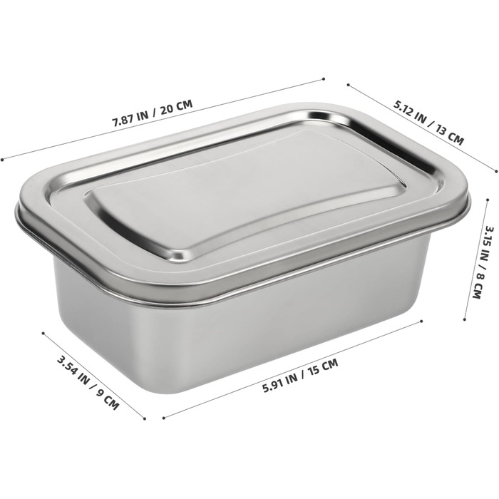 Контейнер для морозива та десертів Zerodeko з кришкою, 7.60x4.92x2.76 см, багаторазовий, герметичний, для зберігання в холодильнику та морозильній камері (йогурт, морозиво, десерти)