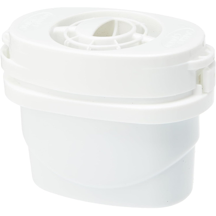 Глечик для фільтра для води Aqua Optima Liscia & 6 картриджів для фільтра для води на 30 днів Evolve, обємом 2,5 л, для зменшення мікропластику, хлору, вапняного нальоту та забруднень, білі