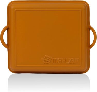 Чавунна емальована жаровня Mahlzeit 10,5 л Сонячний апельсин жаровня 2 в 1 зі сковородою жаровня з кришкою, безпечна для духовки,