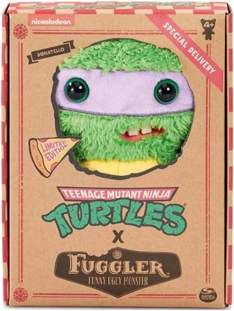 М'яка іграшка Teenage Mutant Ninja Turtles x Fuggler Донателло 23 см, поліесте