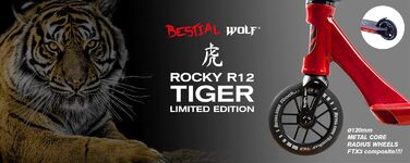 Звірячий вовк Rocky R12 Повний самокат Самокат для фрістайлу Самокат для трюків Самокат для трюків Професійний самокат Сильний сам