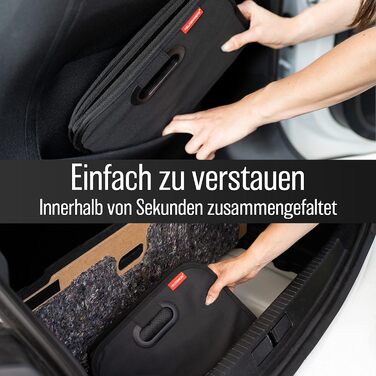 Автомобільна сумка для багажника складна - посилена та міцна - сумка-органайзер для багажника для практичного зберігання - протико