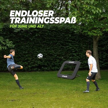 Футбольний підбирач VirtuFit регульований та складний 84 x 84 см ідеально підходить для тренувань та відпрацювання техніки дітей