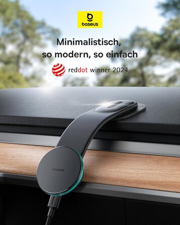 Автомобільний тримач для мобільного телефону Baseus 15W C02 PRO для Magsafe з функцією зарядки, магнітний автомобільний тримач авт