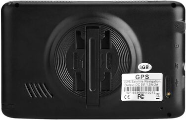 Дюймовий GPS-навігатор із сенсорним екраном, 256 МБ 8 ГБ, універсальний для автомобілів, вантажівок, MP3 FM, карта Європи/довічні карти/живий трафік/паркування в реальному часі/попередження водія/автоматична голосова автомобільна електроніка, 5-