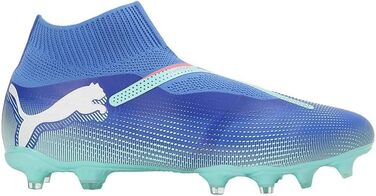 Футбольні бутси PUMA Unisex Future 7 Match Ll Fg/Ag 45 EU Bluemazing Puma White Electric Peppermint