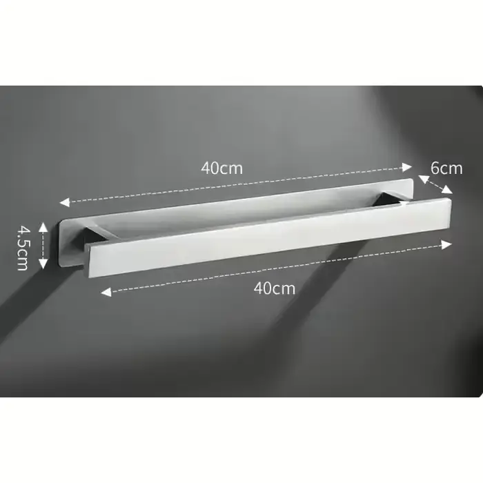 Вішалка для рушників JINWCISM B0B63BNQW6 настінна, срібляста