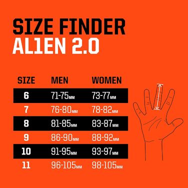 Воротарські рукавички T1TAN Alien 2.0 для дорослих, унісекс, професійна рукоятка 4 мм - різні розміри та кольори Alien Gravity Blue 2.0 10