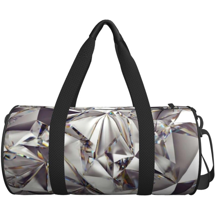 Дорожня сумка-циліндр з діамантовим візерунком, спортивна сумка для чоловіків та жінок, сумка-мішок, спортивна дорожня сумка