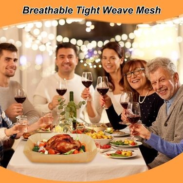 Папір для випічки GINOYA для фритюрниці Ninja AF500EU AF500EUCP, Cecotec 9000, фритюрниці Аксесуари для великих 10,4 л і 10 л різні два розміри фритюрниці (100 шт. ) 100 шт. 10,4 л