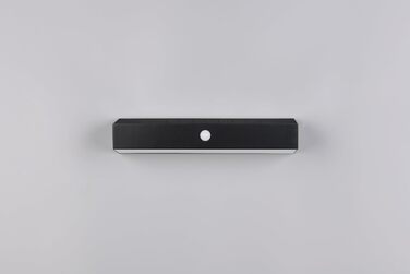 Гібридний сонячний LED-настінний світильник Reality Leuchten R23306102, сріблястий/чорний пластик, 6 Вт, з датчиками руху та освітленості, орієнтаційне світло
