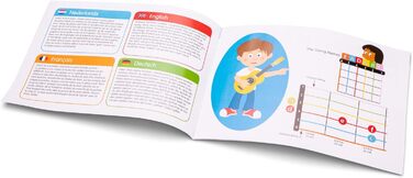 Музичний інструмент - Іграшкова дерев&39яна гітара - Рожевий, 10345 -