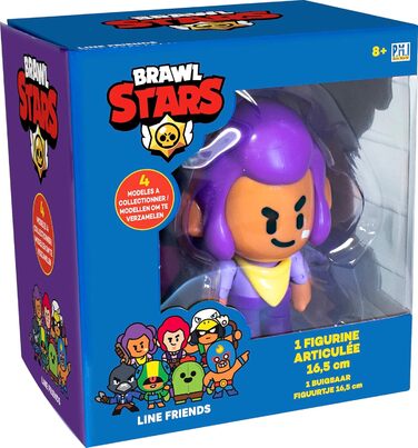 Лансі - Brawl Stars - 1 фігурка з шарнірами, 16,5 см - Шеллі - фігурки з відомої відеогри Brawl Stars - колекційна фігурка - 4 моделі на вибір - вік від 8 років і старше