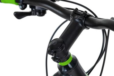 Гірський велосипед KS Cycling Hardtail 27.5&39&39 Morzine 27.5 дюймів, 53 см чорно-зелений