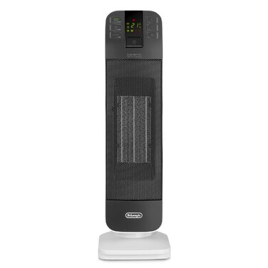 Керамічний обігрівач De'Longhi HFX65V20 (2000 Вт), чорний/сірий
