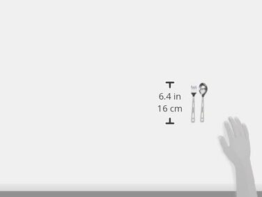 Столові прибори Relags Nordisk Titanium - набір з 2 предметів, сріблясті, один розмір, 150905