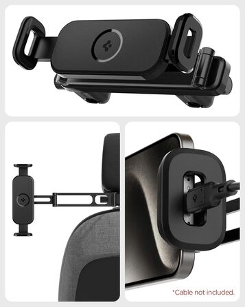 Універсальний тримач для планшета Spigen OneTap автомобільний, висувне кріплення на підголівник автомобіля, поворот на 360 для iPa