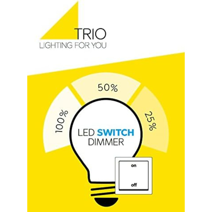 Ексклюзивна підвісна LED-люстра Trio Leuchten, матовий нікель, 4-позиційний сенсорний вимикач, регулювання висоти, ширина 100 см