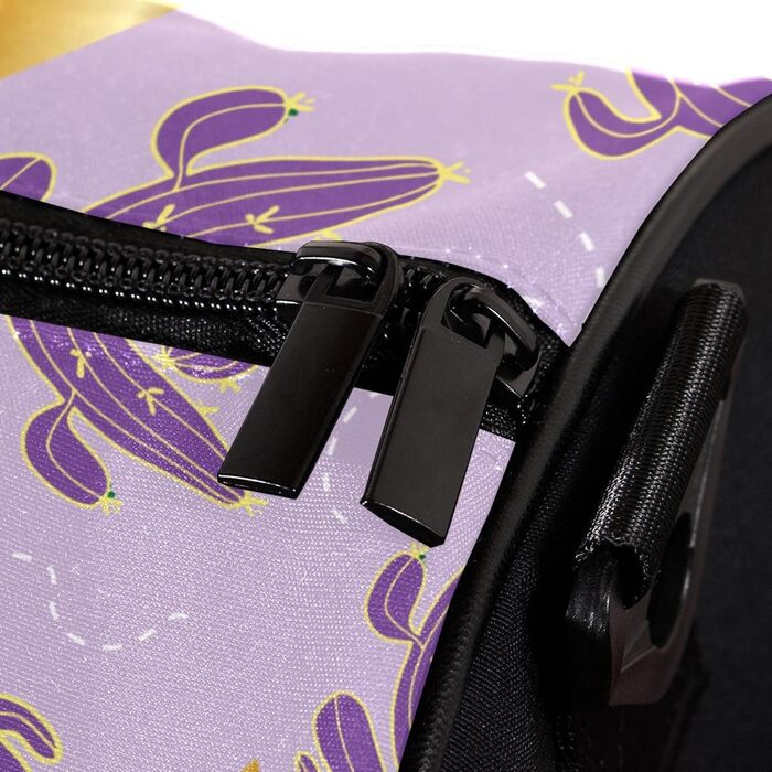 Спортивна сумка, маленька дорожня сумка, сумка для фітнесу та шопінгу для йоги, з абстрактним рослинним принтом (кактуси), сумка для активного відпочинку, ручна поклажа