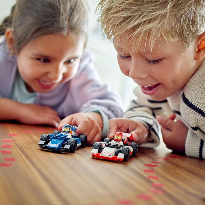 Конструктор LEGO City Боліди F1 Williams Racing та Haas F1, 92 деталі