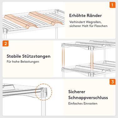 Організатор для пластикових пляшок Lifewit, що штабелюється, для дому, тримач для склянок та чашок, прозора підставка для винних пляшок, для стільниці та шафи, 3-рівнева, вміщує 9 пляшок