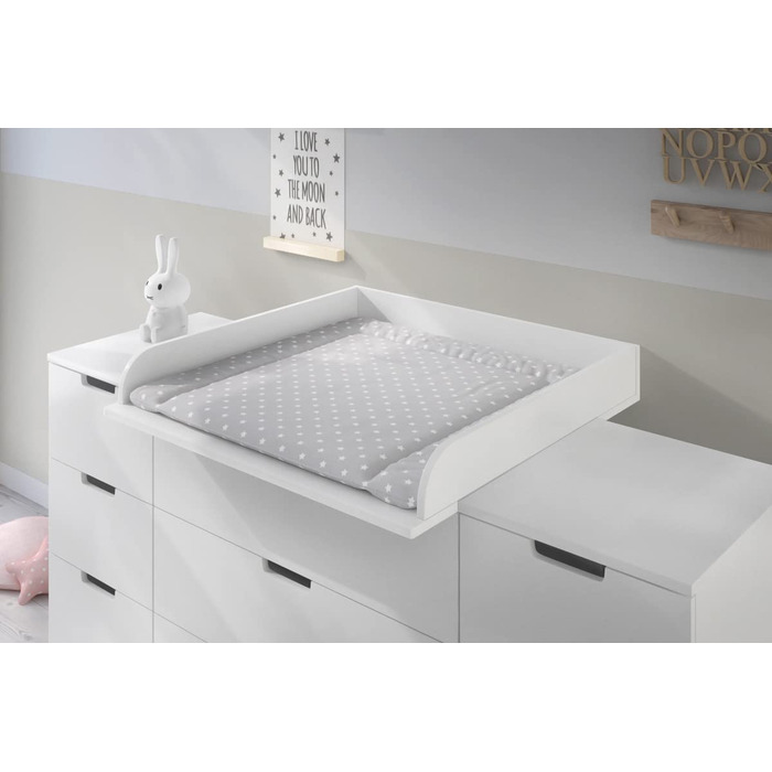 Пеленальний килимок 77 x 73 см Пеленальний килимок Malm Hemnes Nordli, 100 поліестер OEKO-TEX 100, Можна прати, Водовідштовхувальн