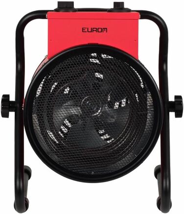 Круглий вентилятор-обігрівач Eurom EK3000, 3000 Вт, 230 В 332964 (обігрівач для майстерні, електричний обігрівач, обігрівач для гаража, обігрівач для складу) Вхідна напруга 220-240 В / Частота 50 Гц