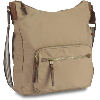 Верблюд активний Барі жіноча сумка-бомж через плече бежева 000105