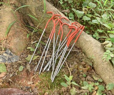 Титановий сплав Кілочки Цвяхи для намету Кемпінг Намет Ставки Відкритий портативний ліктьовий трав'яний намет Цвяхи Туристичний на